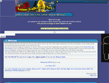 Tablet Screenshot of animegalleries.net